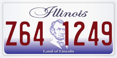 IL license plate Z641249