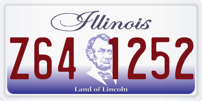 IL license plate Z641252