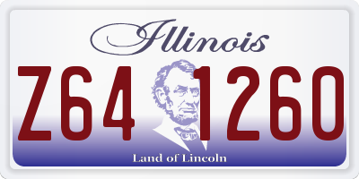 IL license plate Z641260