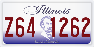 IL license plate Z641262