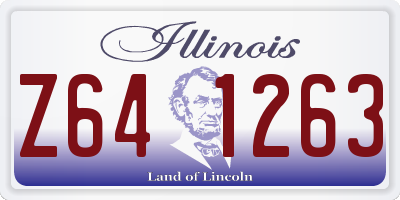 IL license plate Z641263