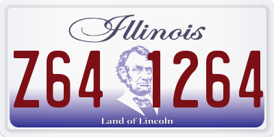 IL license plate Z641264