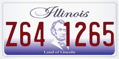 IL license plate Z641265