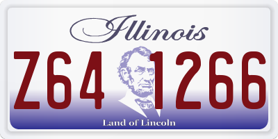 IL license plate Z641266