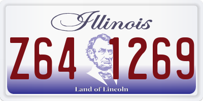 IL license plate Z641269