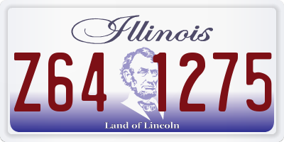 IL license plate Z641275