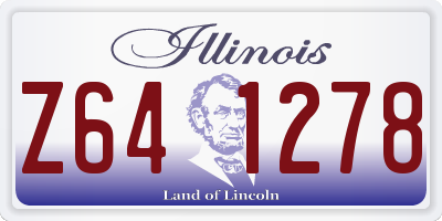IL license plate Z641278