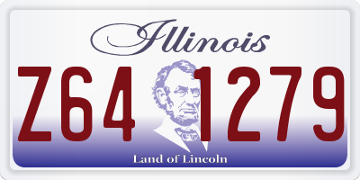 IL license plate Z641279