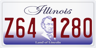 IL license plate Z641280