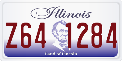 IL license plate Z641284
