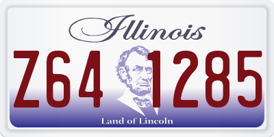 IL license plate Z641285