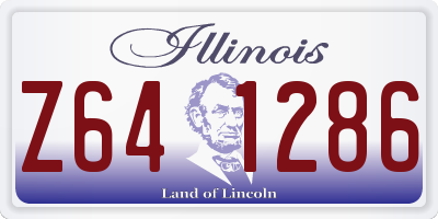 IL license plate Z641286