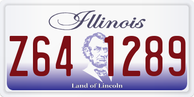 IL license plate Z641289