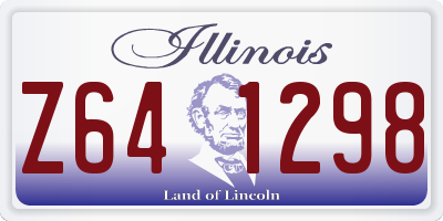 IL license plate Z641298