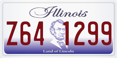 IL license plate Z641299