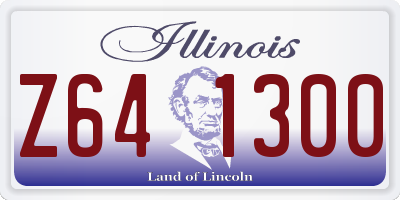 IL license plate Z641300