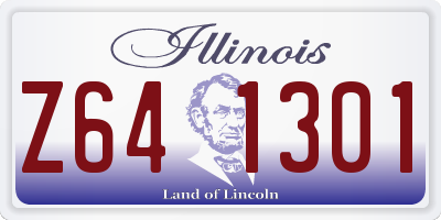 IL license plate Z641301