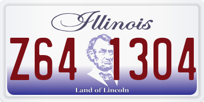 IL license plate Z641304