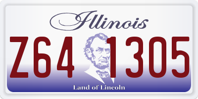 IL license plate Z641305