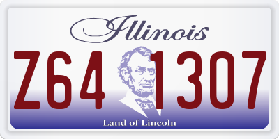 IL license plate Z641307