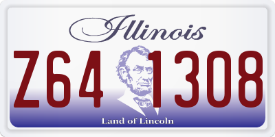 IL license plate Z641308
