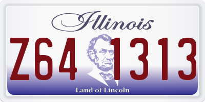 IL license plate Z641313