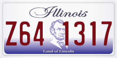 IL license plate Z641317