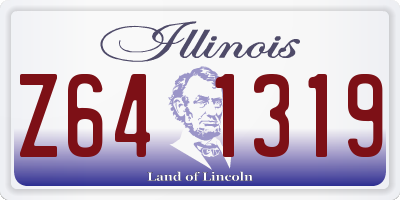 IL license plate Z641319