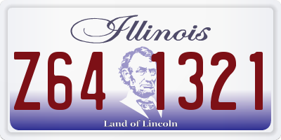 IL license plate Z641321