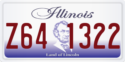 IL license plate Z641322