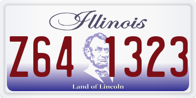 IL license plate Z641323