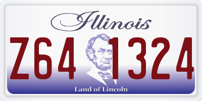 IL license plate Z641324
