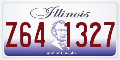 IL license plate Z641327
