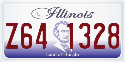 IL license plate Z641328