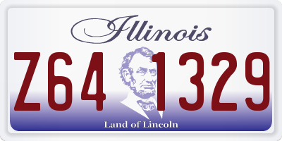 IL license plate Z641329
