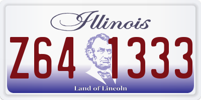 IL license plate Z641333