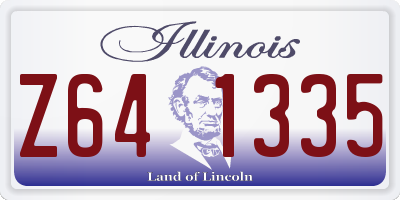 IL license plate Z641335