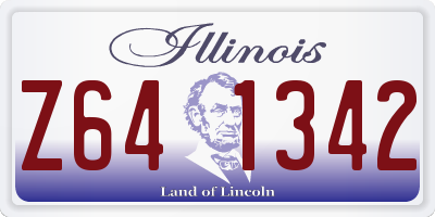 IL license plate Z641342