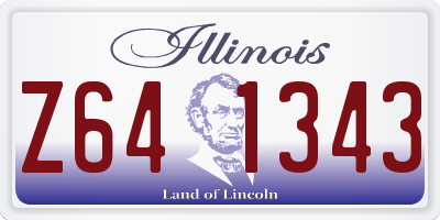 IL license plate Z641343