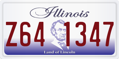 IL license plate Z641347