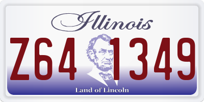 IL license plate Z641349