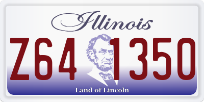 IL license plate Z641350
