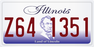 IL license plate Z641351