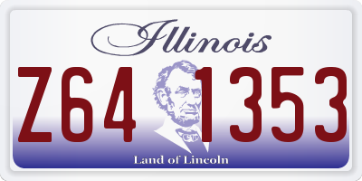 IL license plate Z641353