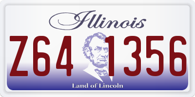 IL license plate Z641356