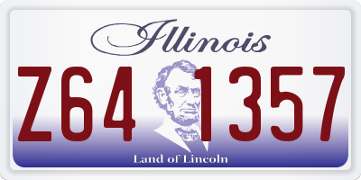 IL license plate Z641357
