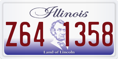 IL license plate Z641358