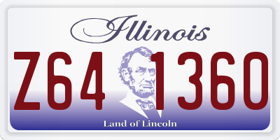IL license plate Z641360