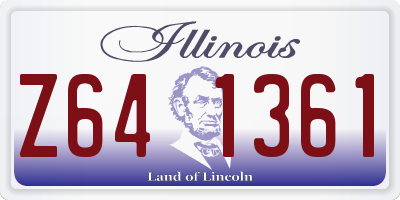 IL license plate Z641361