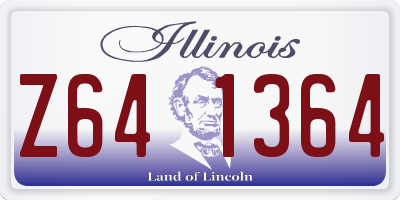 IL license plate Z641364